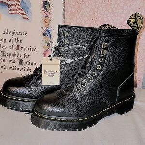 Dr. Martens Black Leather Boots